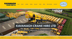 Desktop Screenshot of irishcranehire.com